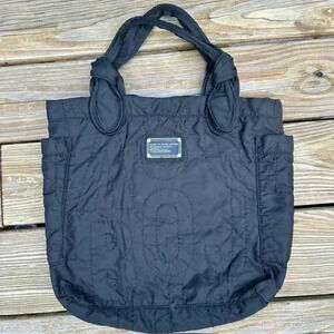 Marc by Marc Jacobs black Quilted Nylon Tote Bag